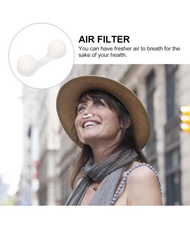 Healifty 50pcs Disposable Nose Filter Plugs - Ultra-Breathable Nasal Filters Sponge for Sunless Airbrush Spray Tanning in White - Buy Online on GoSupps.com