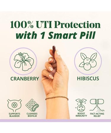 Urinary Tract Cleanse & Protect 30 ct - Rapid Relief Biofilm Cleanse - UTI Prevention Supplement for Women - Cranberry Proanthocyanidins & Hibiscus - Buy Online on GoSupps.com