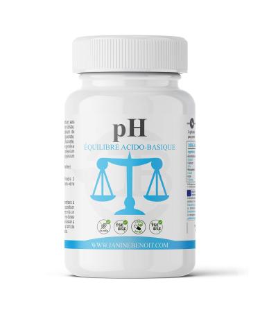 JANINE BENOIT® - pH - Food Supplement Containing Alkaline Citrates to Restore the Acid-Basic Balance of the Body - Based on Organic Ingredients - 180 capsules
