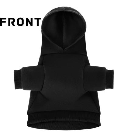 Customizable Black Dog Hoodie - Soft Sweater with Photo & Text | International Shipping - Buy Online on GoSupps.com