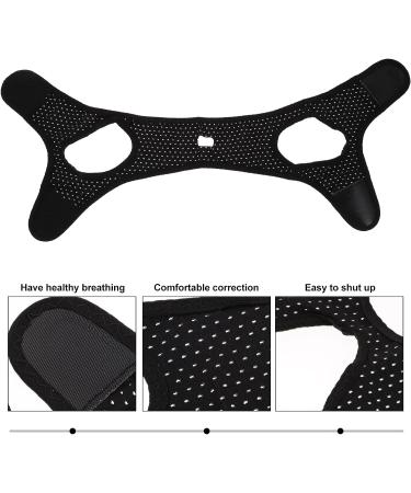 Anti Snoring Chin Strap for Men and Women | Snore Reduction Sleep Aid | Black Snoring Solution Device - Buy Online on GoSupps.com