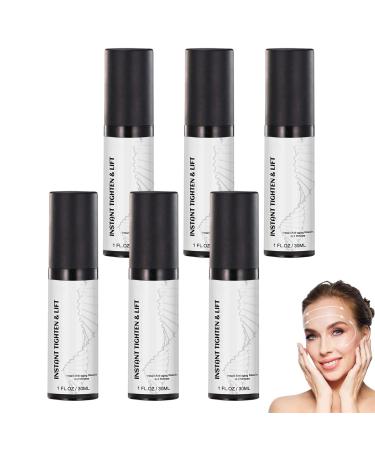 homomdy Instant Face Lift Cream Neck Eye Tightening Lifting Serum Smoothing & Firming Loose Sagging Skin Reduces Fine Lines & Wrinkles and Swelling Restores Elasticity 6pcs