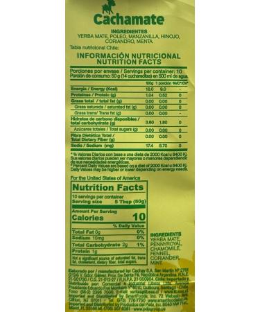 Yerba Mate Cachamate menthe et m lange de fines herbes - Buy Online on GoSupps.com