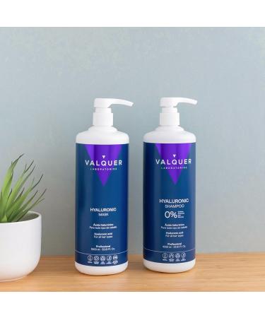 Hyaluronic Acid Pack 1L - Shampoo 1l and Hair Mask 1l with Hyaluronic Acid from Valquer Laboratories. - Buy Online on GoSupps.com