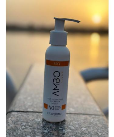 A.M.B.O. Arrest My Body Odor A.M.B.O. Clean Skin Clarifying Cleanser | Clean-Label Facial Cleanser with Aloe, Geranium & Eucalyptus | Removes Oil, Makeup & Buildup | Vegan & Cruelty-Free - Buy Online on GoSupps.com
