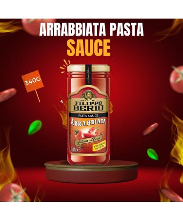 Filippo Berio Pesto Sauce Pick N Mix - Choose From Jar with 4 Flavours | Arrabbiata Basilico Chargrilled Vegetables and Olive Pasta-Sauce Vegan & Vegetarian No Preservatives - Pack of 3 x 340g - Buy Online on GoSupps.com