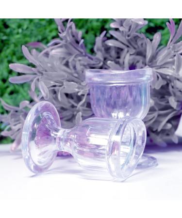 AYUSHYA HEALTH Transparent Eye Wash Cups - Set of 2 | Eye Shaped Rim for Rinse, Cleansing & Irritation Relief | Includes Storage Container - Buy Online on GoSupps.com