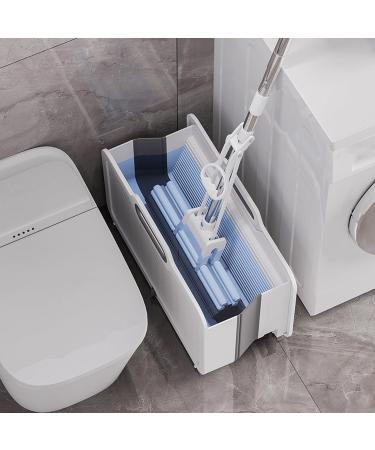Foldable Bucket with Wheels Portable Bucket Space-saving Floor Cleaning Solution for Home and Office - Buy Online on GoSupps.com