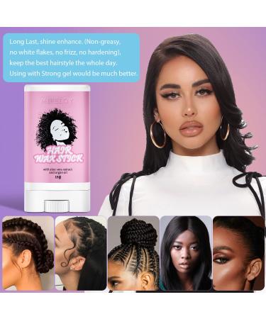 15g Hair Wax Stick & 75g Pomade Tamer for Women - Edge Control, Frizz Taming & Slick Back Styling - Includes Bed Head Styling Cream Gel & 5-in-1 Brush Comb - Buy Online on GoSupps.com