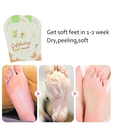 Buy Foot Peeling Mask - Gentle Exfoliating Foot Care for Deep Penetration | Ideal for Women | International Shipping - Buy Online on GoSupps.com