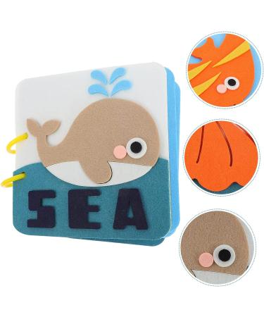 Toyvian Kids Drawing Book Cloth Book - Children's Picture & Activity Book for Toddlers - Baby Animal & Ocean Felt Soft Book - Buy Online on GoSupps.com