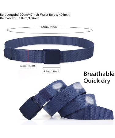 Nylon Military Tactical Web Belt with Plastic Buckle - 8 Pack, Outdoor Belt for All Sizes - Buy Online on GoSupps.com