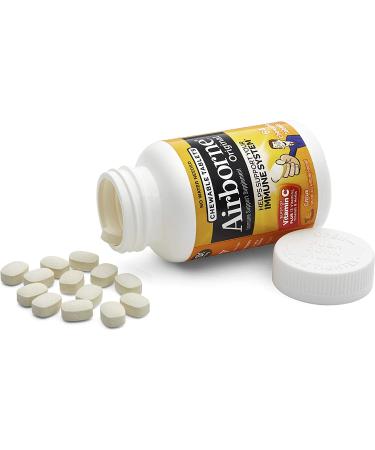 AirBorne Vitamin C Citrus Chewable Tablets - 64 Count | Boost Immunity & Fresh Flavor - Buy Online on GoSupps.com