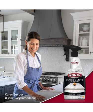 Weiman Quartz Countertop Cleaner and Polish - 24 oz - UV Protection for Quartz Surfaces - Buy Online on GoSupps.com