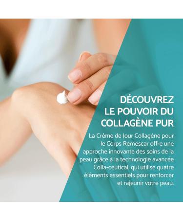  Remescar Remescar Collagen Body Cream 200ml - Deeply hydrates improves elasticity restructures and firms - Hyaluronic Acid & Microbiome Technology - Buy Online on GoSupps.com