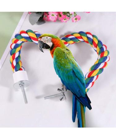 ULTECHNOVO 105cm Chicken Swing Rope Perch for Parrots - Bird Climbing Stand & Toy for Parakeets, Cockatiels, Conures, Macaws - Buy Online on GoSupps.com