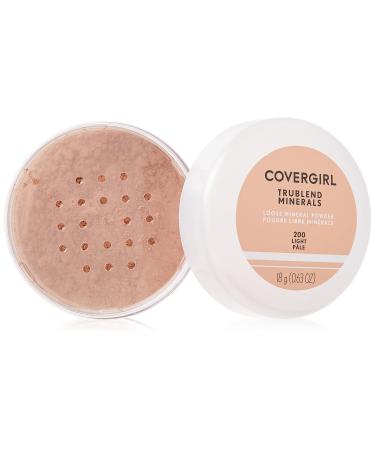 COVERGIRL TruBlend Loose Mineral Powder  Light(Packaging may vary)  0.63 Ounce (Pack of 1) 200 Light Pale 0.63 Ounce (Pack of 1)