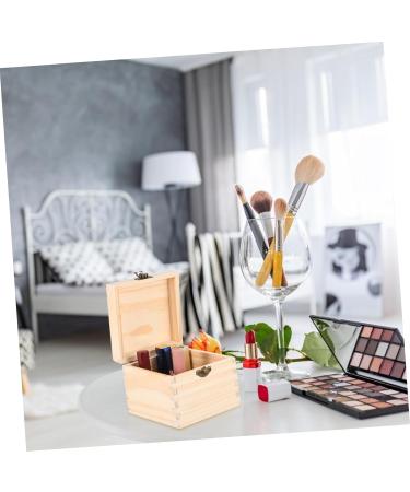 FOMIYES Wooden Storage Box for Essential Oils & Jewelry - Sleek Organizer for Aromatherapy Bottles & Jewelry Packaging - Buy Online on GoSupps.com