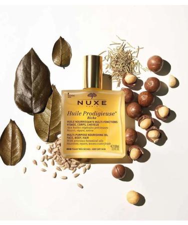 Huile Prodigieuse Riche 100ml - Nourishing Multi-Use Oil for Body Hair & Face | International Shipping Available - Buy Online on GoSupps.com