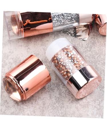 minkissy 1 Set Double-headed Silicone Diamond Seal Nail Art Jelly Stamper Jelly Nail Stamper Tool Convenient Rhinestone Stamp Nail Craft Kits Silicone Nail Tools Crafts Silica Gel Flash 8.6X3cm Colorful - Buy Online on GoSupps.com