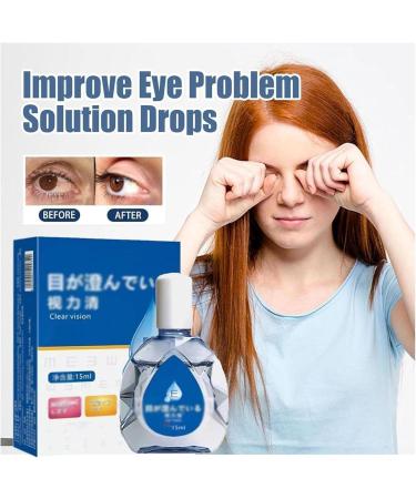 Gouttes oculaires anti-fatigue gouttes oculaires japonaises gouttes claircissantes pour les yeux soulagent la fatigue oculaire liquide EyeCare vision claire (3pcs) - Buy Online on GoSupps.com