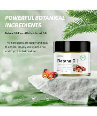 Raw Batana Oil for Hair Growth | 100% Pure Organic Oil for Thickness & Nourishment | Batana Hair Growth Oil with Vitamin E - 4.2 OZ - Buy Online on GoSupps.com
