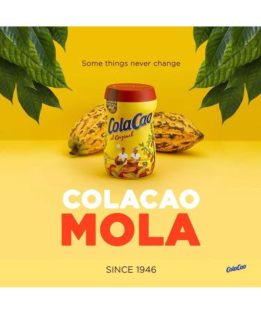 ColaCao Original Chocolate Drink Mix | Made with Natural Cocoa Beans in Spain | No Additives | UTZ Certified | 13.51 oz (2 Pack) | Great for Breakfast - Buy Online on GoSupps.com