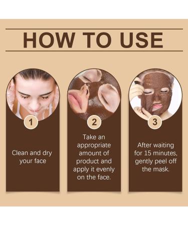 Niacinamide Peel Off Face Masks - Face Masks Beauty - Face Masks Skincare fpr Women - Hydrating Face Mask for Deep Cleaning - Face Peel Mask with Cocoa Seed Butter - Buy Online on GoSupps.com