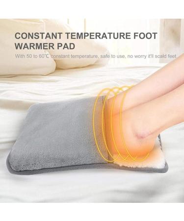 Buy Niceram 2 PCs Heated Foot Warmers | USB Electric Heating Pillows for Men & Women | Fast Heating & Washable Gray Foot Warmers - International Shipping - Buy Online on GoSupps.com