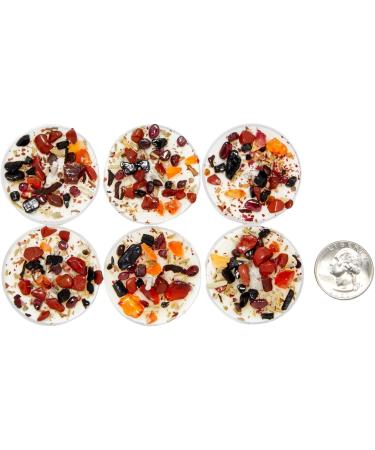 Dragons Blood Candle Set by New Moon Beginnings | Protection & Grounding Aromatherapy Soy Tealights | Herbal Floral & Crystal Infused - Ideal for Spiritual Practices - Buy Online on GoSupps.com