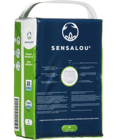 Sensalou Incontinence Diapers for Adults - Medium Size (22) | Comfortable & Discreet Diaper Pants for Men & Women | International Shipping Available - Buy Online on GoSupps.com