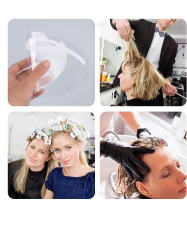 AUEAR 100 Pack Micro Blading Shower Visor - Eyebrow & Face Protector for Hair Salon and Surgery Aftercare - Buy Online on GoSupps.com