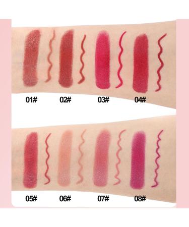 blmcoos Moisturizing Glaze Lip Balm Tinted Lip Balm Joyeloo Lip Balm Lips Lifter Lip Glaze Moisturizing Long Lasting Lip Glaze 2 In 1 Waterproof Lip Balm & Lip Liner Set 02 - Buy Online on GoSupps.com