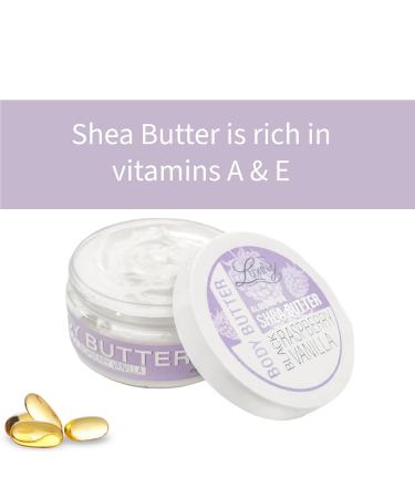 Luxiny Whipped Body Butter for Women & Men Non-Greasy Plant-Based Moisturizer with Shea Butter & Essential Oils Hydrates Softens & Nourishes Dry Skin (8 oz Black Raspberry Vanilla) Black Raspberry Vanilla 1 Ounce (Pa  - Buy Online on GoSupps.com
