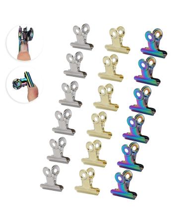 18-Piece Stainless Steel Nail Extension Tweezers Set | Nail Art Tools & Accessories for Manicure - Buy Online on GoSupps.com