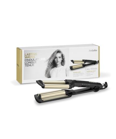 BaByliss Easy Waves curling iron gold-black C260E | 1 pack of beach waves