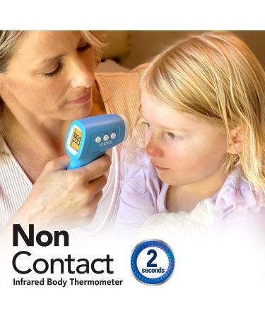 Vicks Non-Contact Infrared Thermometer - Touchless and Fast Forehead, Food, and Bath Thermometer for Adults, Babies, Toddlers, and Kids - Clinically Proven Accuracy - Buy Online on GoSupps.com