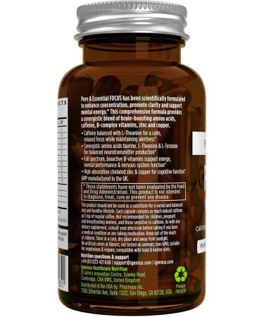 Neurobalance 240 Tablets + Focus Brain Booster Vegan Bundle Chelated Zinc Picolinate 24mg Oxide-Free Magnesium & Vitamin B6 + Caffeine L-Theanine Taurine & L-Tyrosine B-Vitamins Zinc & Copper b - Buy Online on GoSupps.com