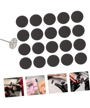 minkissy 4 Sets Nail Polishing Sheets Manicure Disc Bit Sandpaper Metal Shaft Foot File Sandpaper Disc Nail Drill Bits Pedicure Sanding Disc Sole of Foot Grinding Pad Stainless Steel - Buy Online on GoSupps.com