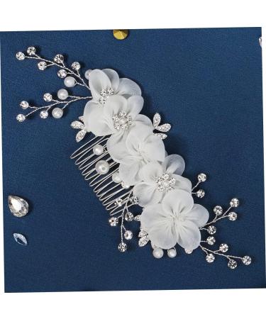 Didiseaon Flower Side Hair Comb Rhinestone Hair Comb Hair Jewels for Women Bridal Headdress Rhinestone Headpiece Bridal Headpiece Tiara Wedding Rhinestones Bride Accessories - Buy Online on GoSupps.com