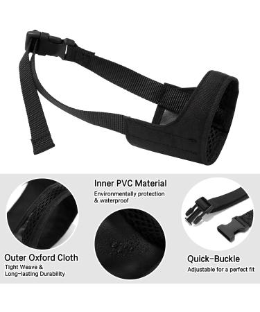 YOLHAMY Soft Dog Muzzle for Little Dogs - Short Snout Mask for Chihuahua Shih Tzu Bulldog & Pitbull - Barking & Poison Bait Protection - Buy Online on GoSupps.com