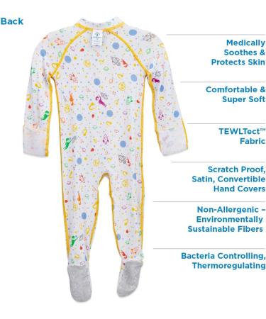 Eczema Baby Pajamas Sleeper Suit - Soothing Itch Relief for Atopic Dermatitis - Wet Wrapping Treatment - 18 Month Size - Buy Online on GoSupps.com