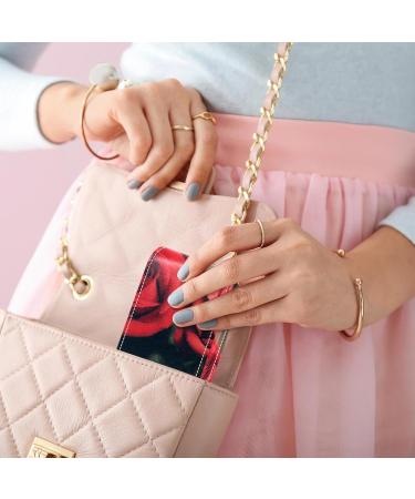 Buy Leather Lipstick Case & Organizer with Mirror - Mini Lipstick Holder Bag | International Shipping Available - Buy Online on GoSupps.com