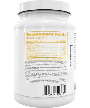 NutraBio Clear Whey Protein Isolate â Pure Whey Isolate for Men and Women  Delicious Fruit Flavors â Non-GMO  Zero Lactose - Pineapple Splash  20 Servings - Buy Online on GoSupps.com