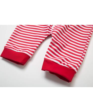 BONVERANO Baby Girls Swimsuit with UPF 50+ Sun Protection | Red Stripe | 6-9 Months - Buy Online on GoSupps.com