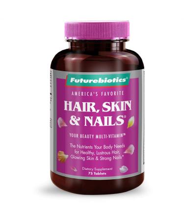 Futurebiotics Hair Skin & Nails Beauty Multivitamin 75 Tablets Unflavored 75 Count (Pack of 1) - Buy Online on GoSupps.com