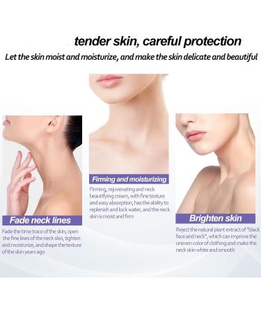 Neck Tightening Cream Duo - Firming & Lifting Sagging Skin, Reduce Wrinkles & Fine Lines - 40g x 2 - Buy Online on GoSupps.com
