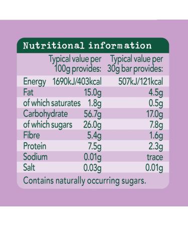 Organix 12 Month Blackcurrant Bars 6 Pack 150g - Buy Online on GoSupps.com