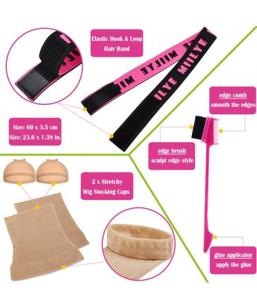 MIILYE Complete Lace Wig Installation Kit - Melting Spray Glue Remover Edge Control & More - International Shipping - Buy Online on GoSupps.com