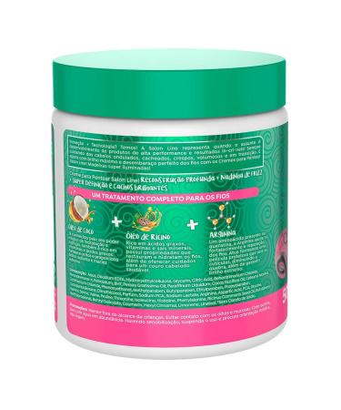 Salon Line Tratamento - Creme Para Pentear Reconstru o Intensa 500g | Combing Cream Collection - Intense Reconstruction for Healthy Hair - Buy Online on GoSupps.com
